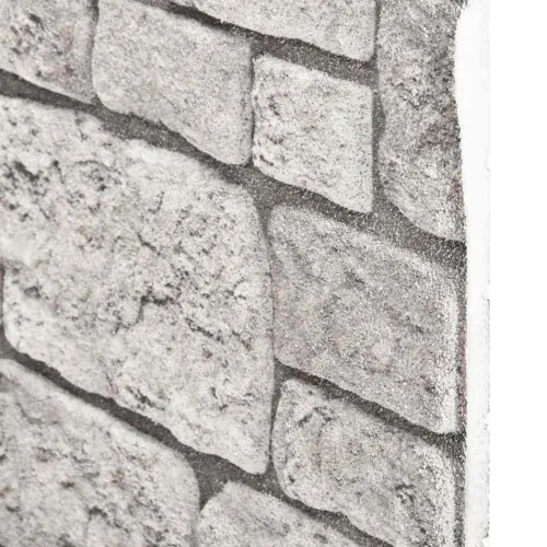 Zidne panele 10 kom. 100 x 50 cm Siva EPS pjena - Siva Cijena