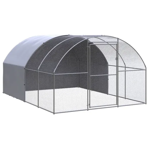 Vanjski kokošinjac 3 x 4 x 2 m od pocinčanog čelika - 3 x 4 x 2 m S krovom 3 x 4 x 2 m S krovom Cijena