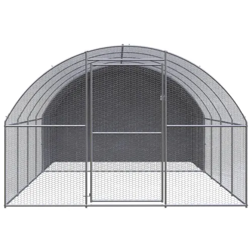 Vanjski kokošinjac 3 x 4 x 2 m od pocinčanog čelika - 3 x 4 x 2 m S krovom 3 x 4 x 2 m S krovom Cijena