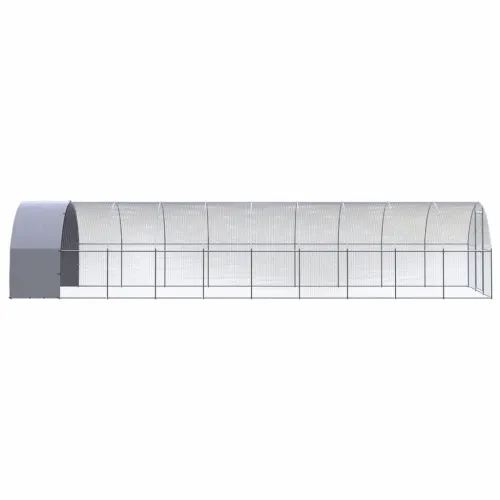 Vanjski kokošinjac 3 x 10 x 2 m od pocinčanog čelika - 3 x 10 x 2 m S krovom Cijena