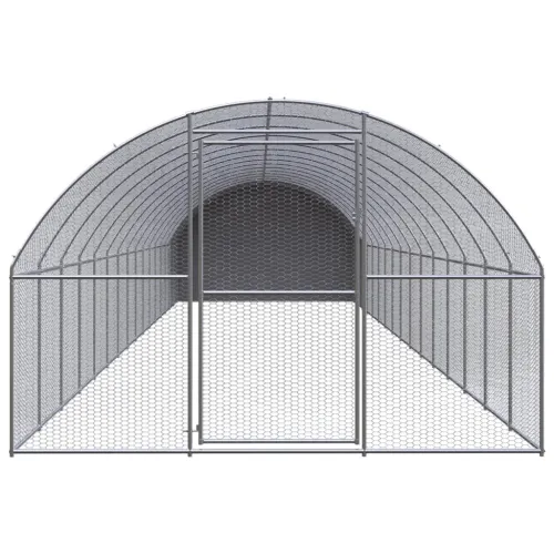 Vanjski kokošinjac 3 x 16 x 2 m od pocinčanog čelika - 3 x 16 x 2 m S krovom Cijena