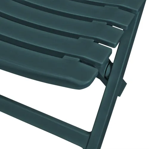 3-dijelni sklopivi bistro set plastični zeleni - Zelena Cijena