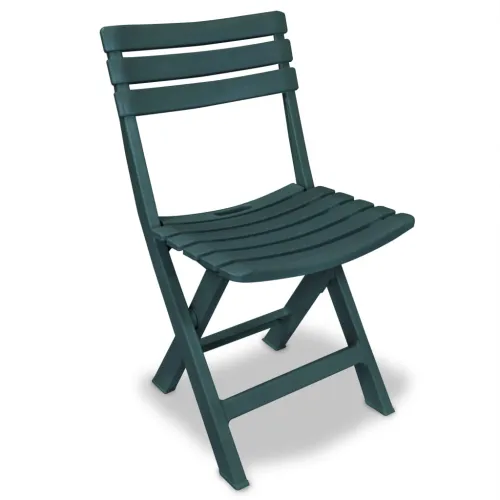 3-dijelni sklopivi bistro set plastični zeleni - Zelena Cijena