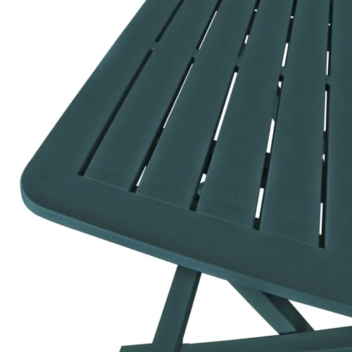 3-dijelni sklopivi bistro set plastični zeleni - Zelena Cijena