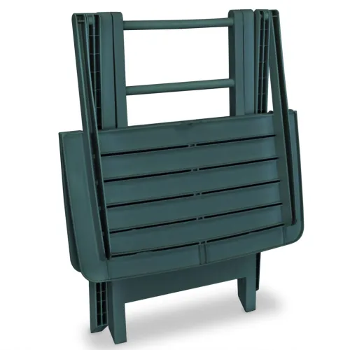 3-dijelni sklopivi bistro set plastični zeleni - Zelena Cijena