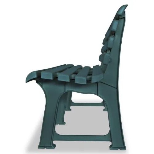Vrtna klupa 145,5 cm plastična zelena - Zelena 1 2 Cijena