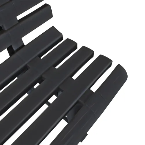 Vrtna klupa 145,5 cm plastična antracit - Antracit Cijena