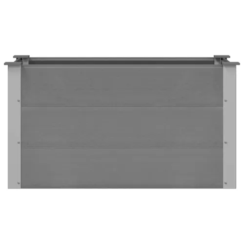 Vrtna Posuda za Sadnju WPC 100x50x54 cm Siva - 100 x 50 x 54 cm Siva Cijena