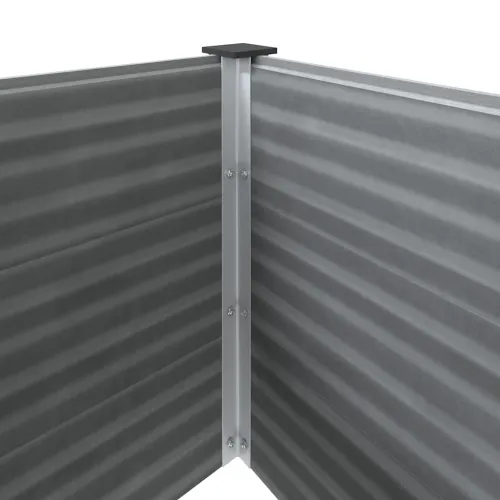 Vrtna Posuda za Sadnju WPC 150x100x91 cm Siva - Siva 150 x 100 x 91 cm 1 Cijena