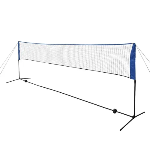 Set za Badminton s Mrežom i Lopticama 500x155 cm - 500 cm Cijena