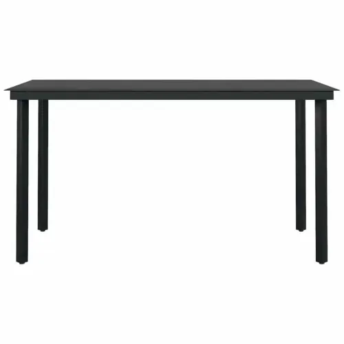 Vrtna garnitura - 5-dijelni vrtni blagovaonski set bijeli - Bijela Dužina stola 140 cm 4 Cijena