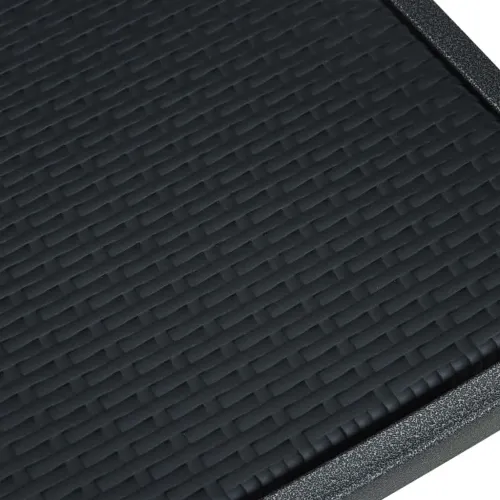 Vrtna garnitura - 5-dijelni vrtni blagovaonski set crni - Crna Dužina stola 140 cm 4 Cijena