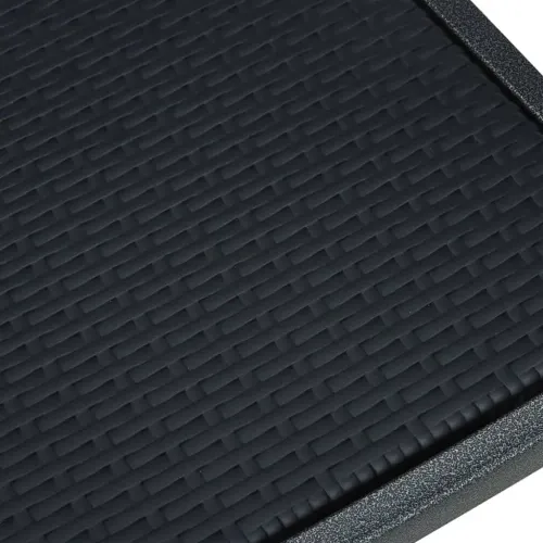 Vrtna garnitura - 5-dijelni vrtni blagovaonski set crni - Crna Dužina stola 140 cm 4 Cijena
