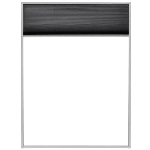 Plisirani Komarica za prozor Aluminijski 60x80 cm  - Bijela 60 x 80 cm Cijena