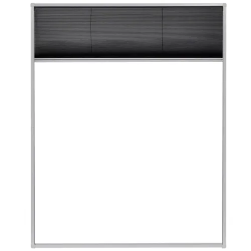 Plisirani Komarica za prozor Aluminijski 80x100 cm  - Bijela 80 x 100 cm Bijela 80 x 100 cm Cijena