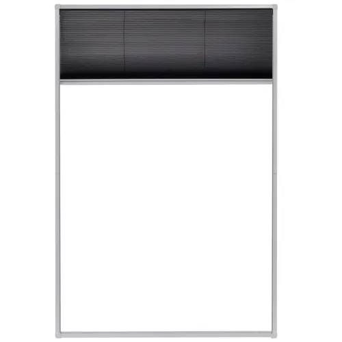 Plisirani Komarica za prozor Aluminijski 80x120 cm  - Bijela 80 x 120 cm Cijena