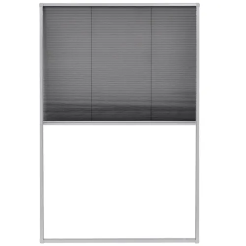 Plisirani Komarica za prozor Aluminijski 80x120 cm  - Bijela 80 x 120 cm Cijena