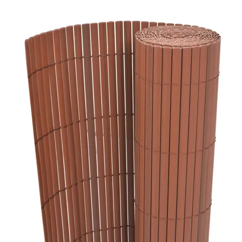 Dvostrana vrtna ograda PVC 90 x 300 cm smeđa - Smeđa 90 x 300 cm 1 Cijena