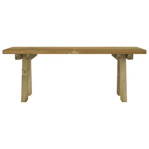 Vrtna klupa 110 cm od masivne impregnirane borovine - 110 x 38 x 45 cm 1 1 Cijena