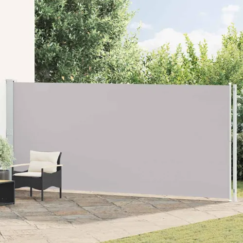 Uvlačiva bočna tenda za terasu 180 x 614 cm siva - Siva 180 x 600 cm 1 Siva Cijena