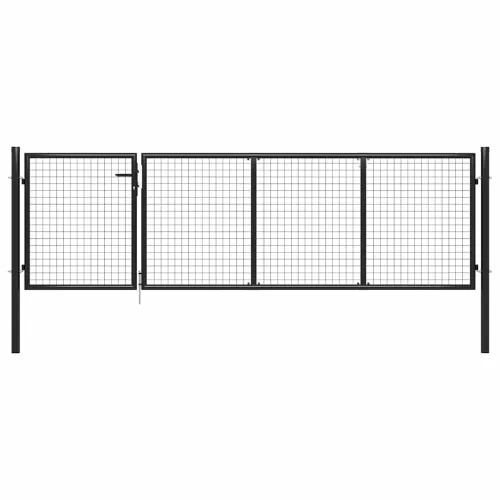 Dvorišna vrata - Vrtna vrata Čelik 350x100 cm Antracit - Antracit 350 x 100 cm Cijena
