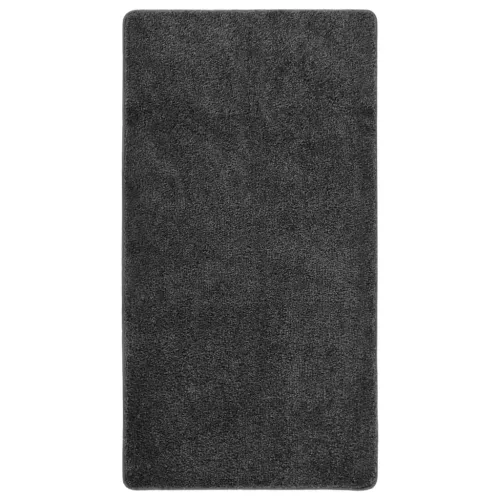 Čupavi tepih tamnosivi 80 x 150 cm protuklizni - Tamno siva 80 x 150 cm Cijena