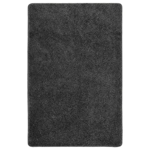 Čupavi tepih tamnosivi 200 x 290 cm protuklizni - Tamno siva 200 x 290 cm Cijena
