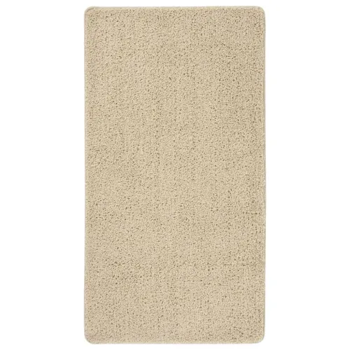 Čupavi tepih krem 80 x 150 cm protuklizni - Krema 80 x 150 cm Cijena
