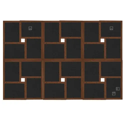 Okvir za 24 fotografije (10 x 15 cm) tamnosmeđi MDF - Tamno smeđa 24 x (10 x 15 cm) Cijena