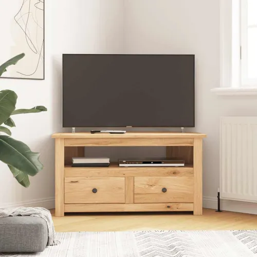 Kutni TV ormarić od borovine 93x49x49 cm Panama Range - Smeđa 1 Cijena