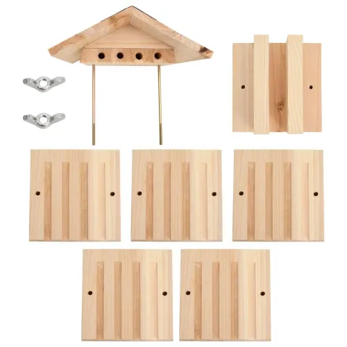 314814 Bee Hotel Solid Firwood 22x20x20 cm Cijena