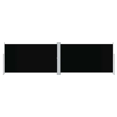 Uvlačiva bočna tenda crna 180 x 600 cm - Crna 180 x 600 cm Cijena