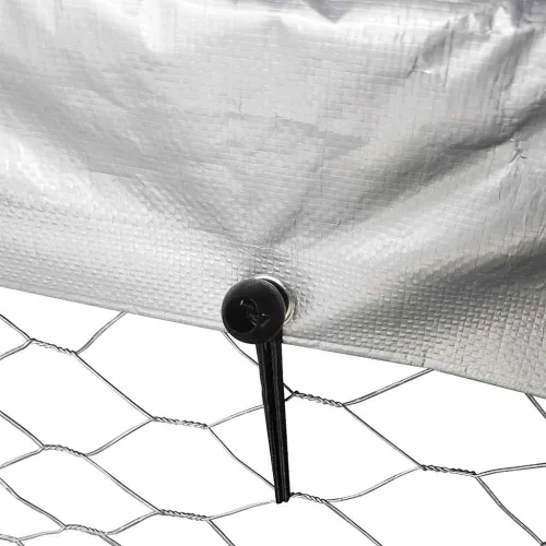 Vanjski kavez za pse s krovom 400 x 200 x 150 cm - 400 x 200 x 150 cm Cijena