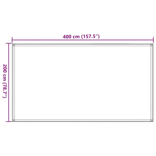 Tepih za šator 200 x 400 cm tamnozeleni - Tamnozelena 200 x 400 cm 1 Cijena