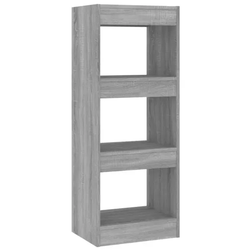 Ormarić za knjige / pregrada boja hrasta 40x30x103 cm drveni - Sivi hrast sonoma 1 Sivi hrast sonoma Cijena