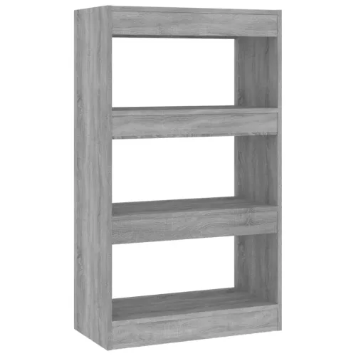 Ormarić za knjige / pregrada sivi hrast 60 x 30 x 103 cm drveni - Sivi hrast sonoma 1 Sivi hrast sonoma Cijena