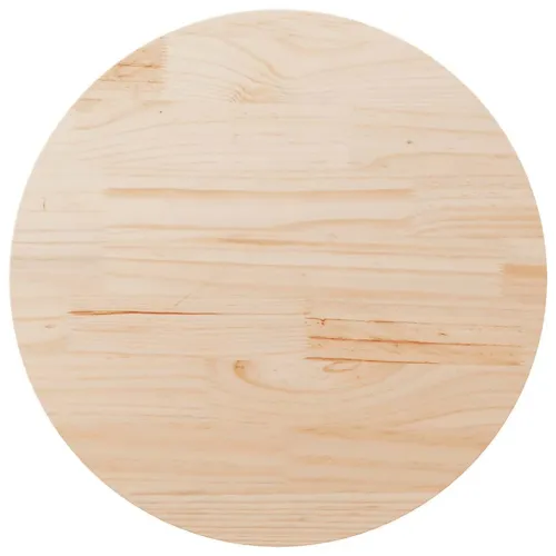 Ploča za stol Ø 90 x 2,5 cm od masivne borovine - Prirodna Ø 90 x 2.5 cm Cijena