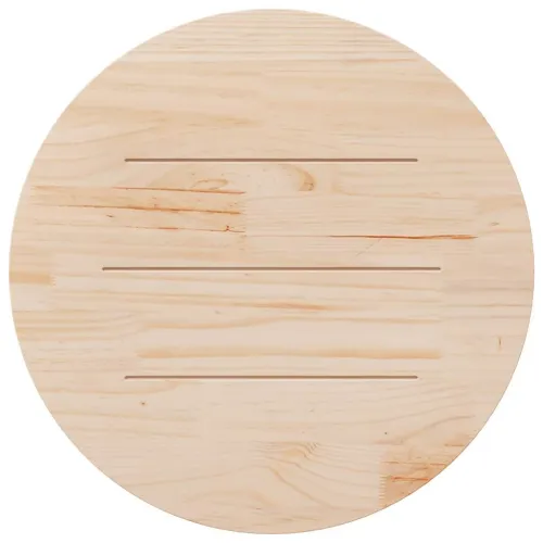Ploča za stol Ø 90 x 2,5 cm od masivne borovine - Prirodna Ø 90 x 2.5 cm Cijena