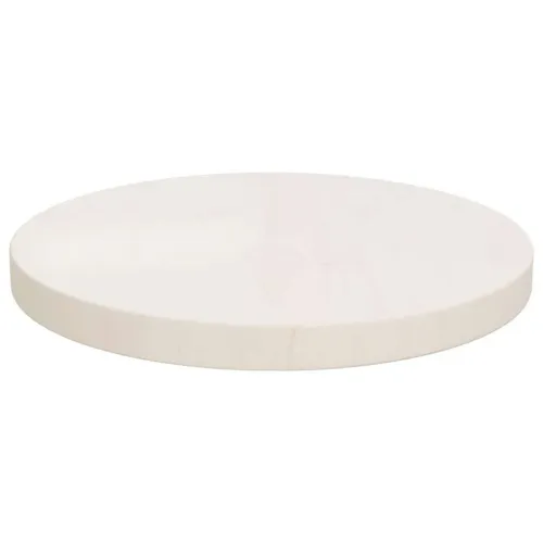 Ploča za stol bijela Ø 30 x 2,5 cm od masivne borovine - Bijela Ø 30 x 2.5 cm 1 Bijela Cijena