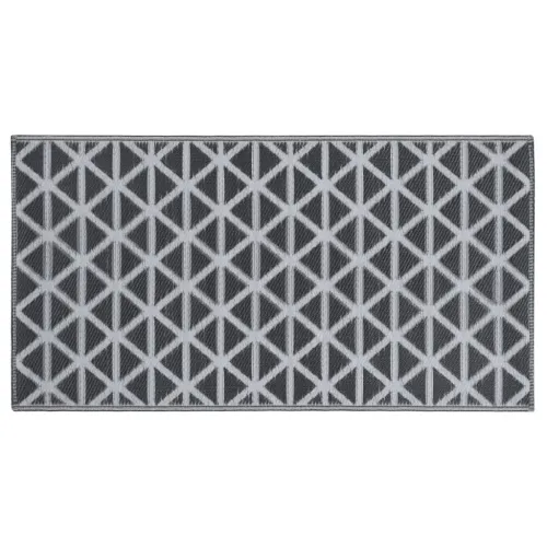 Vanjski tepih ARAKIL crni 190x290 cm PP - Crna 190 x 290 cm Cijena