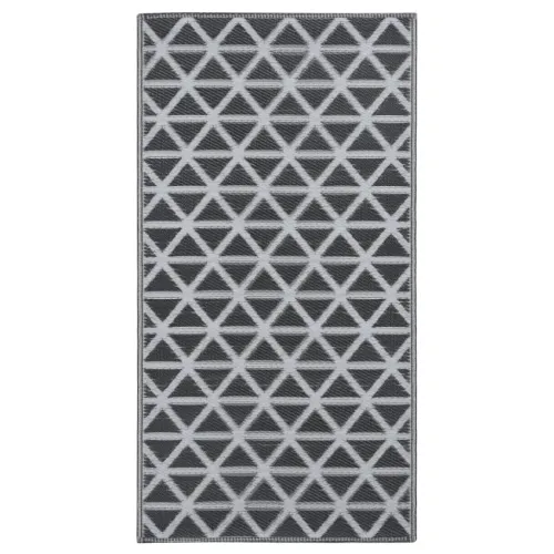 Vanjski tepih ARAKIL crni 190x290 cm PP - Crna 190 x 290 cm Cijena