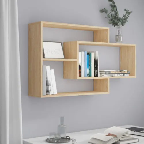 Zidne police boja hrasta sonome 104x20x58,5cm konstruirano drvo - Sonoma hrast Cijena