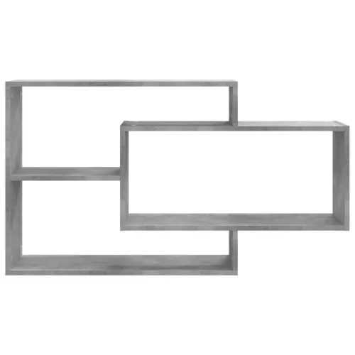 Zidne police siva boja betona 104x20x58,5 cm konstruirano drvo - Beton siva Cijena