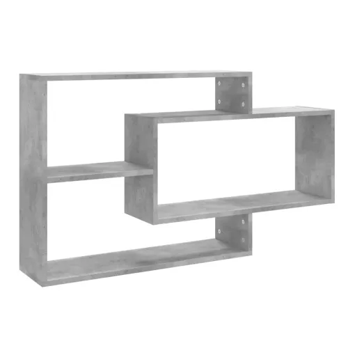 Zidne police siva boja betona 104x20x58,5 cm konstruirano drvo - Beton siva Cijena
