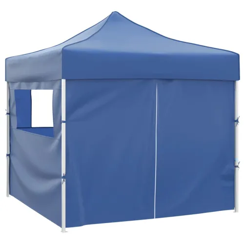 Plavi sklopivi šator 3 x 3 m s 4 zida - Plava 1 Ne Plava Cijena