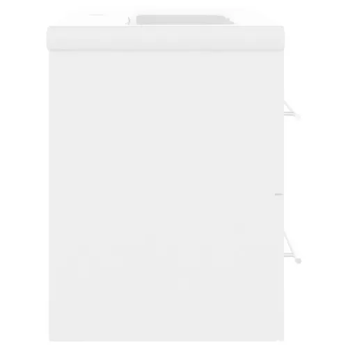 Ormarić s ugrađenim Lavabo - Umivaonikom bijeli od iverice - Bijela 80 x 38.5 x 48 cm bez slavine Cijena