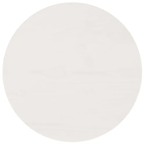 Ploča za stol bijela Ø 40 x 2,5 cm od masivne borovine - Bijela Ø 40 x 2.5 cm 1 Bijela Cijena