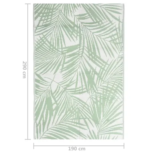 Vanjski tepih ARAKIL zeleni 190 x 290 cm PP - Zelena 190 x 290 cm Cijena