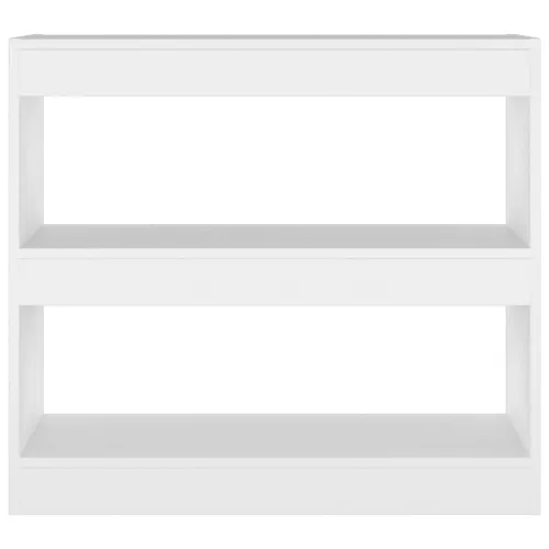 Ormarić za knjige / Paravan - Sobna pregrada bijeli 80 x 30 x 72 cm - Bijela 1 Cijena