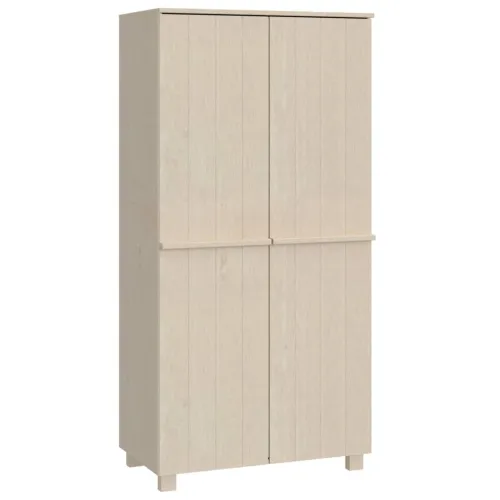 Ormar HAMAR boja meda 89 x 50 x 180 cm od masivne borovine - Smeđa 1 1 Smeđa Cijena